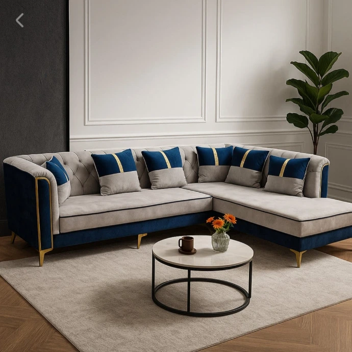 Showroom display for premium calibrated plywood substrates and luxury home furniture solutions